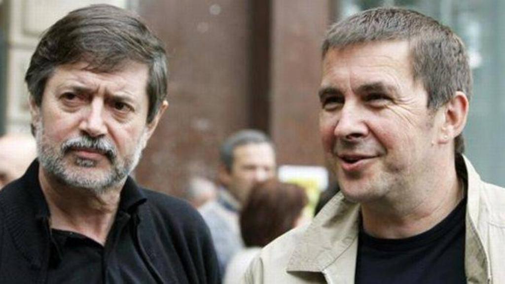 Usabiaga y Otegi juntos en una imagen de archivo