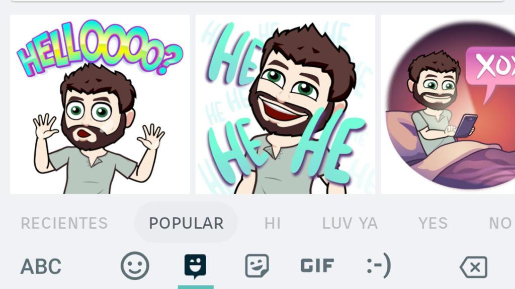 El teclado de Google incluye Stickers y soporte para Bitmoji
