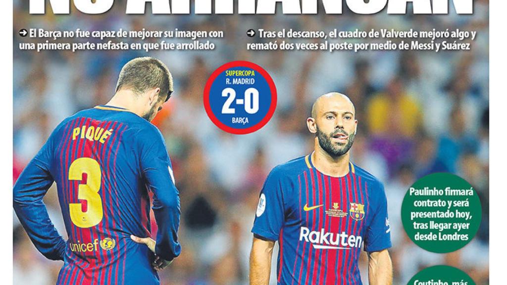 Portada Mundo Deportivo (17/08/2017).