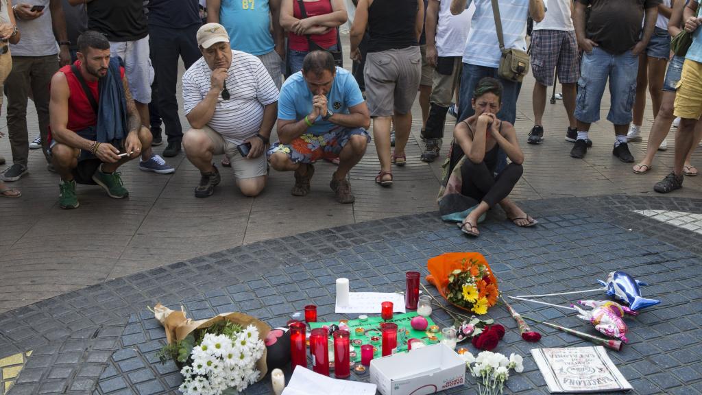 barcelona ramblas homenaje EFE