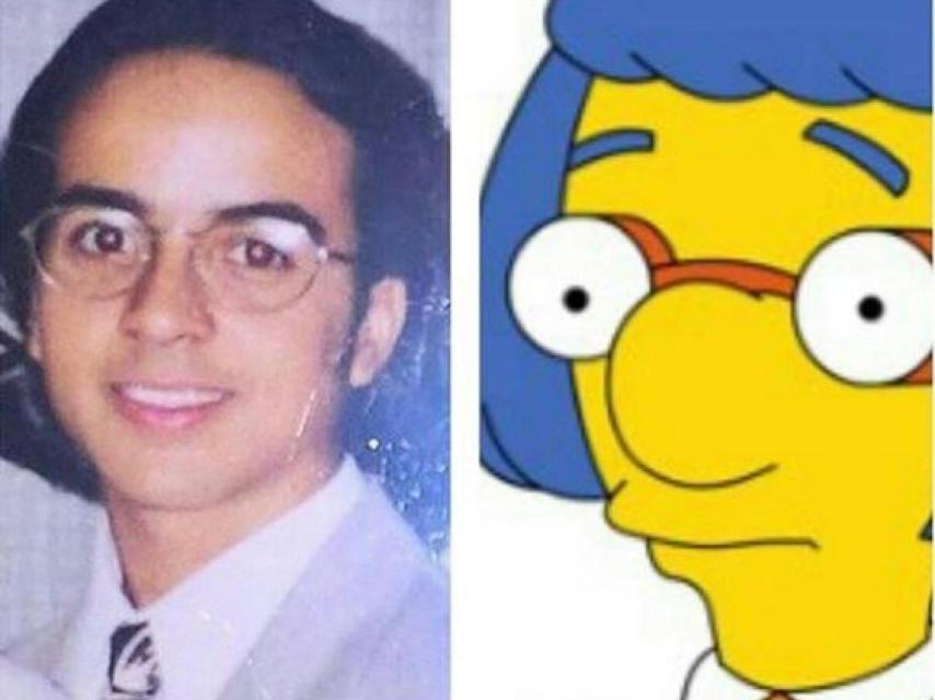 Los Simpsons también están presentes en el símil.