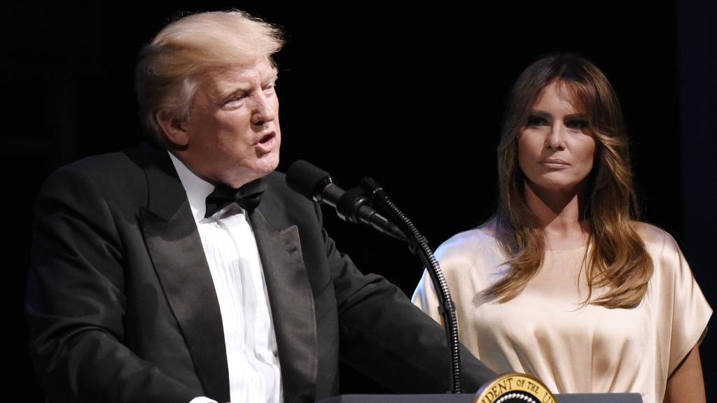 Melania y Donald Trump en una imagen de archivo.