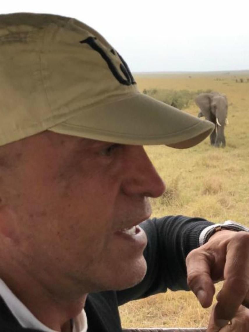 Kiko, en su viaje a África.