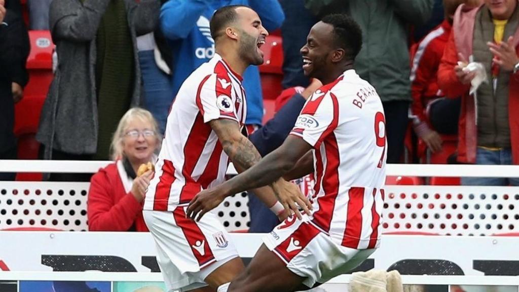 Jesé debuta con gol en el Stoke. Foto Twitter (@stokecity)