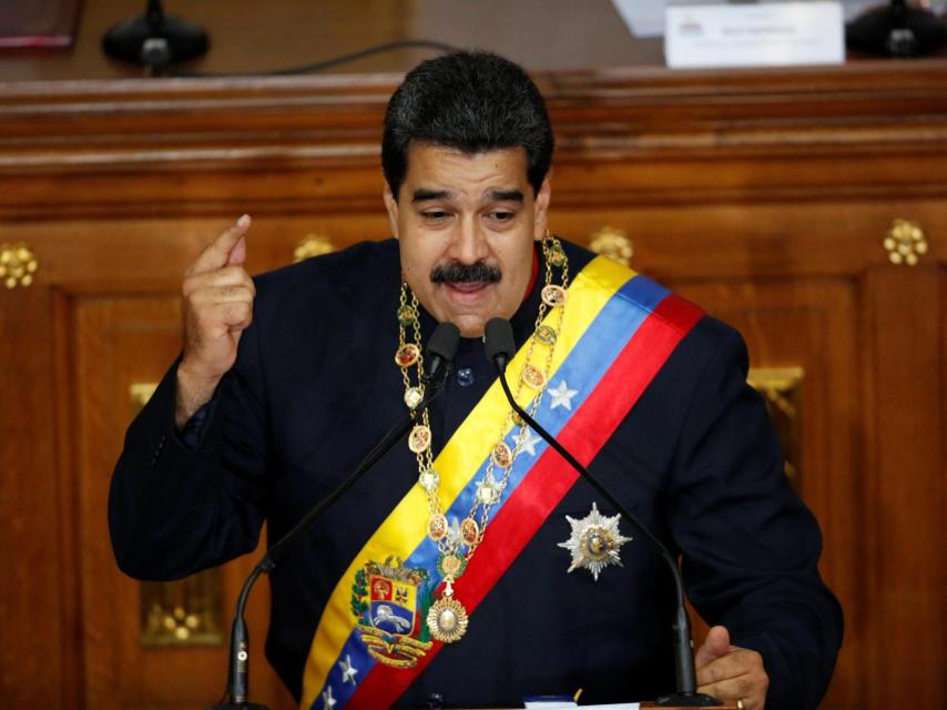 Maduro, en una sesión de la Asamblea Constituyente.