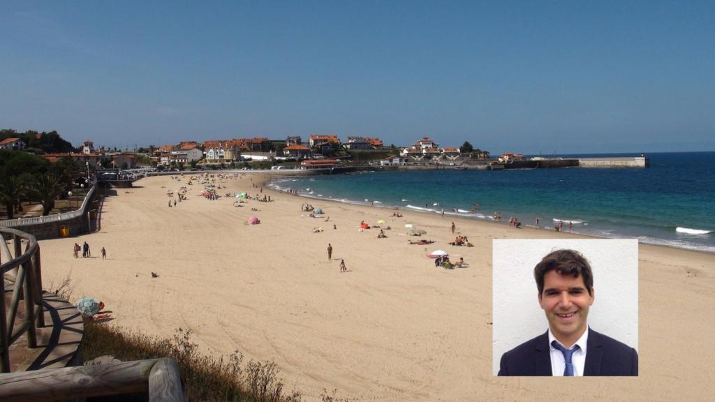 Echeverría pasaba todos los veranos en la playa de Comillas.