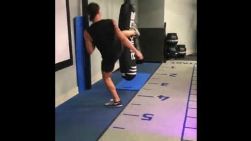 Ibrahimovic practicando taekwondo. Foto: Twitter (@ibra_official)