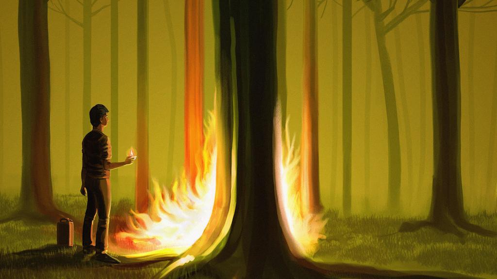 Xosé Ferreño Lata es el pirómano de los cuatro mecheros. Con ellos fue sorprendido in fraganti por la Guardia Civil en A Coruña