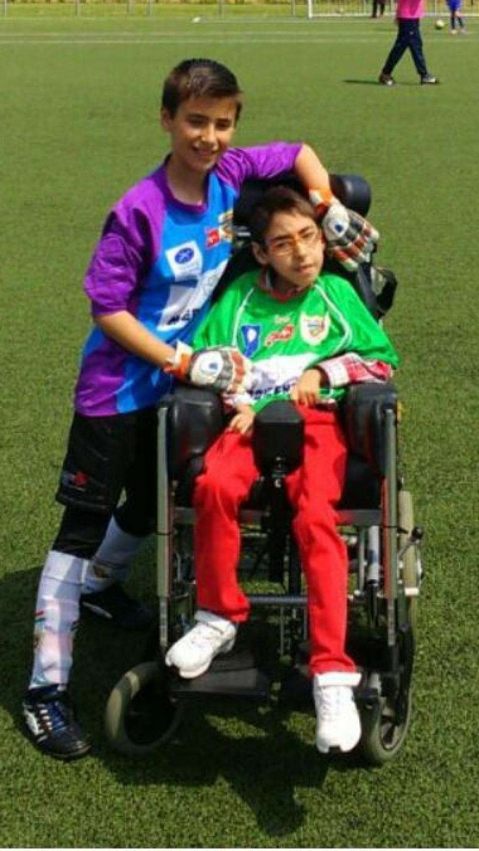 Los hermanos Luis Miguel y Cristian García.