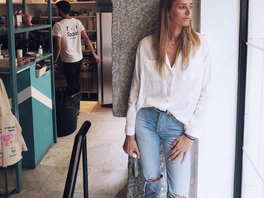 Goda Karosaite en uno de los locales de Fit Food.