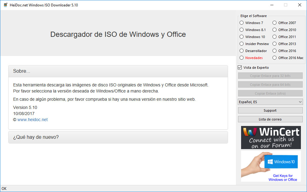 descargador heidoc imagen windows