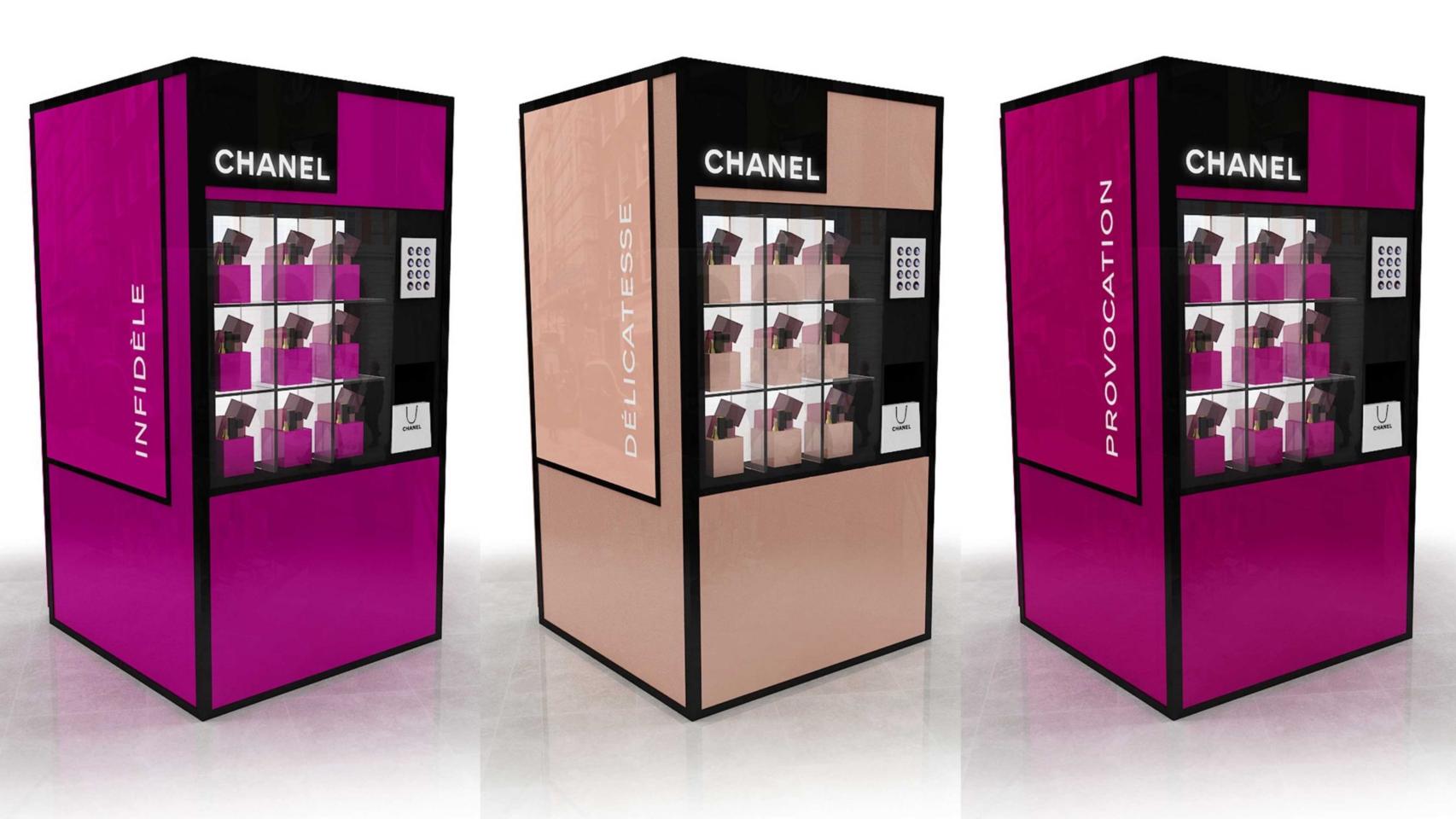 chanel máquinas expendedoras