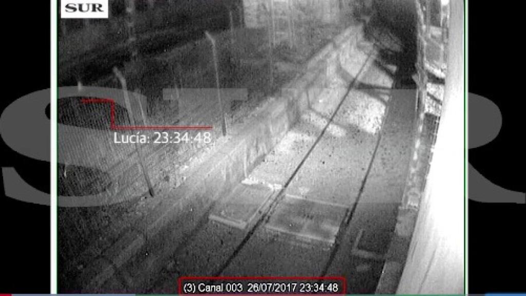 El vídeo que grabó a la niña Lucía corriendo por las vías del tren de Málaga