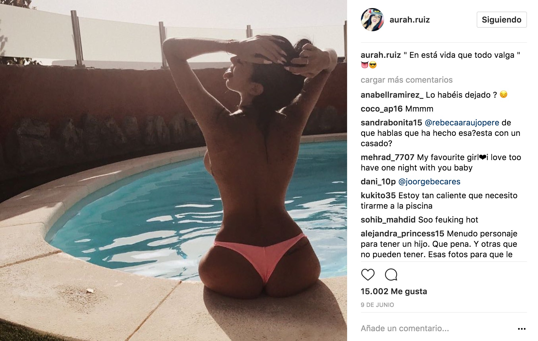 Aurah Ruiz, novia de Jesé