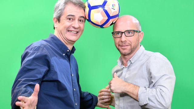 Manolo Lama y Jesús Gallego, presentadores de El Golazo de Gol, programa estrella de Gol.