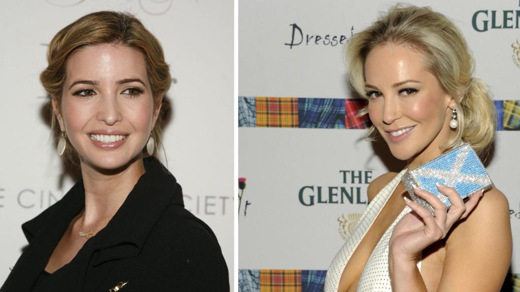 Ivanka Trump (izda.) y Louise Linton (dcha.).