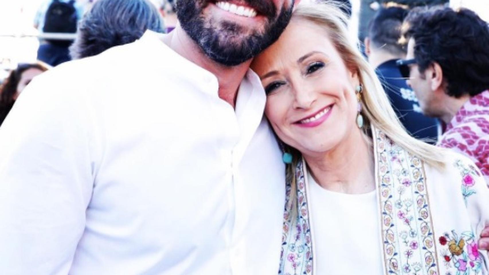 Cristina Cifuentes y Jaime de los Santos en el WorldPride Madrid 2017.