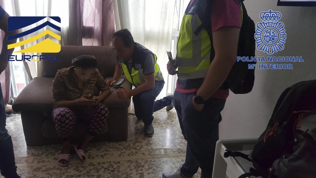 Imagen de la operación policial.