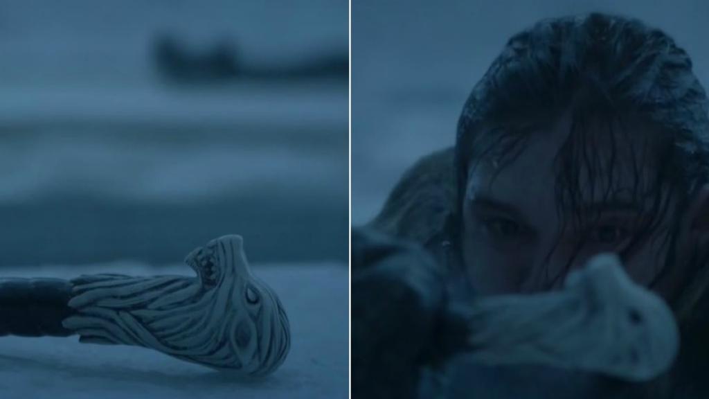 El ojo cerrado (blanco) y el ojo abierto (negro)