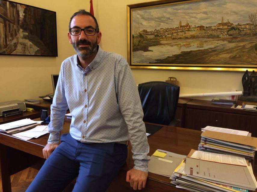 El alcalde de Corella, Gorka García Izal.