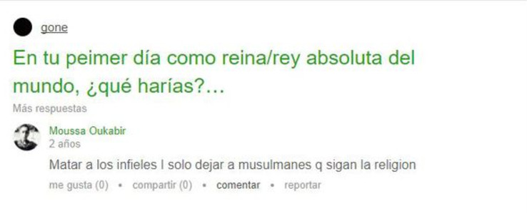 Moussa Oukabir terrorista matar a los infieles