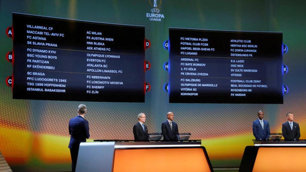 Así queda el cuadro.Imagen del sorteo. REUTERS