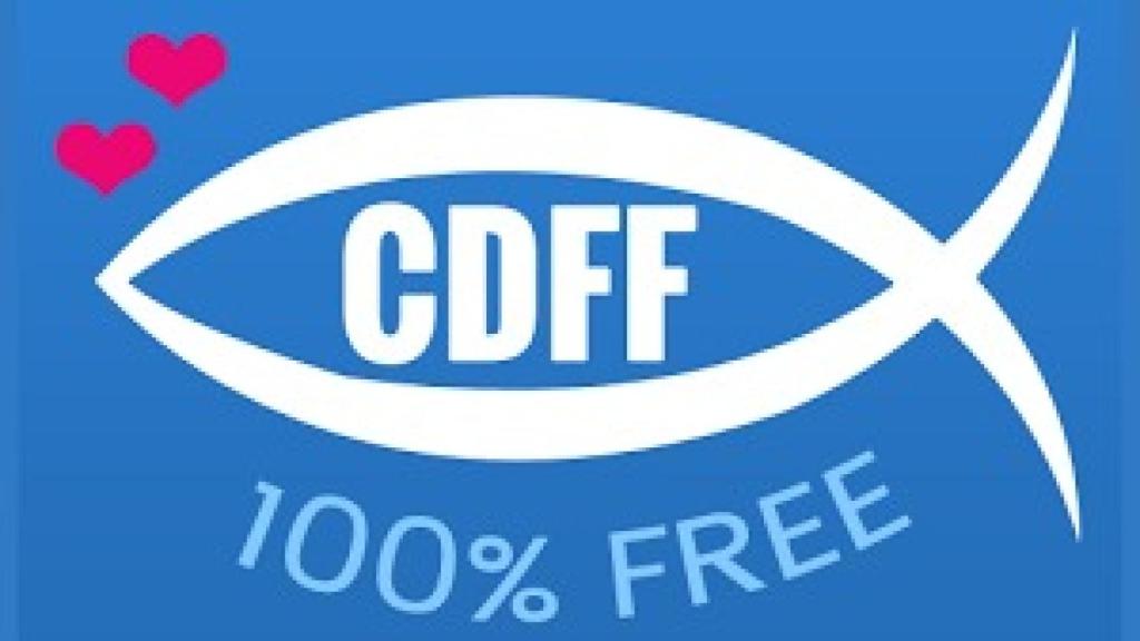 Este es el logo de la aplicación Christian Dating For Free. Durante una semana, nos metemos de lleno en ella.