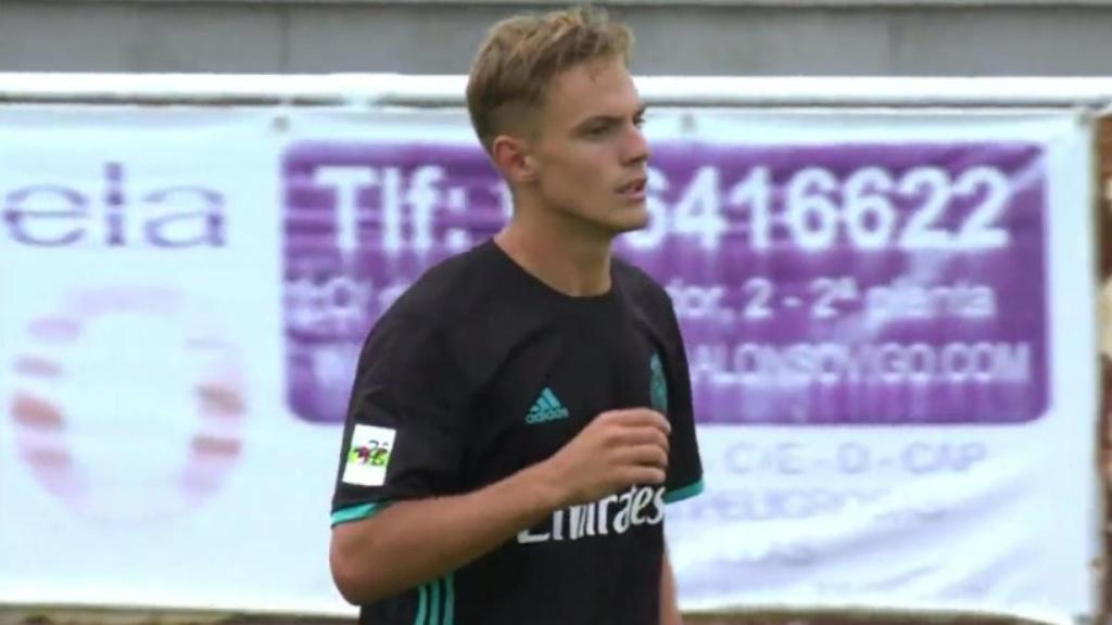 Dani Gómez, el mejor del Coruxo - Castilla