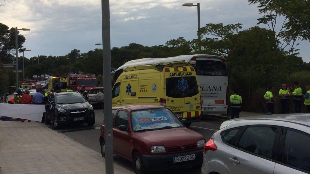 Lugar donde se ha producido el accidente.