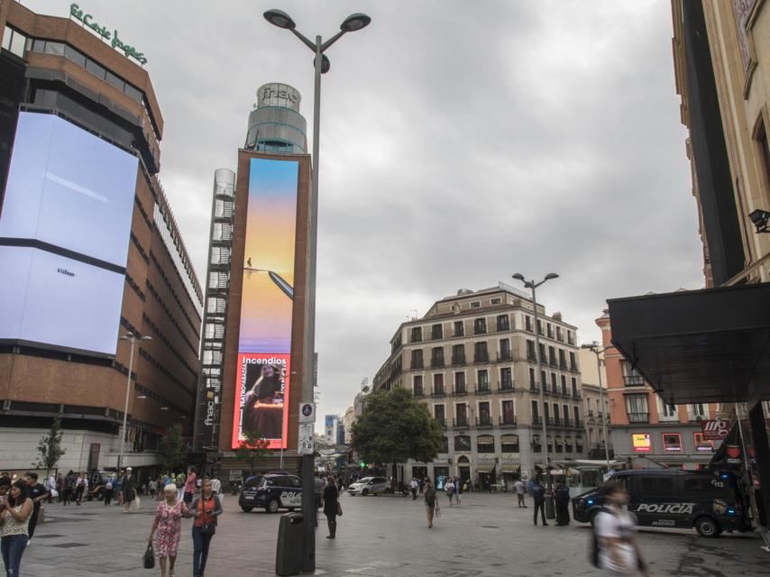 En Callao, el lunes por la mañana, había una gran protección policial.