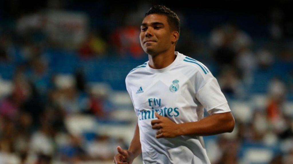 Casemiro, en el Bernabéu. Foto: Pedro Rodríguez / El Bernabéu