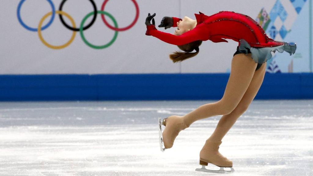 Yulia Lipnitskaya, durante su participación en los Juegos Olímpicos de Sochi.