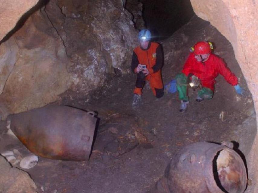 Los arqueólogos en la expedición.