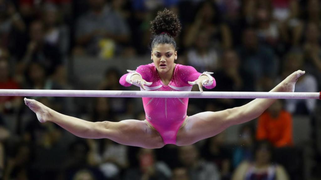 Lauren Hernández durante los pasados Juegos Olímpicos de Río.