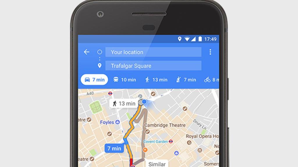 encontrar aparcamiento google maps