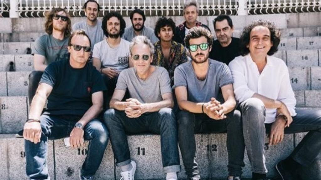 Cartel de la gira de Hombres G y Taburete.