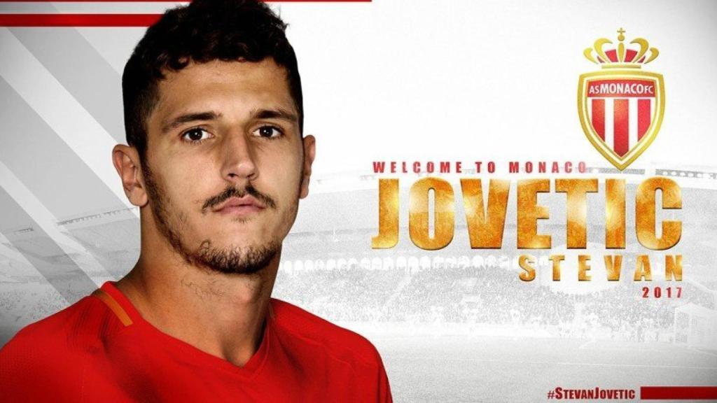 Jovetic, nuevo fichaje del Mónaco. Foto: Twitter (@AS_Monaco)