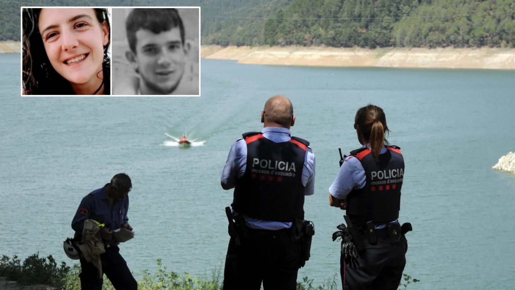 Paula Mas y Marc Hernández desaparecieron en una jornada de kayak en Susqueda.