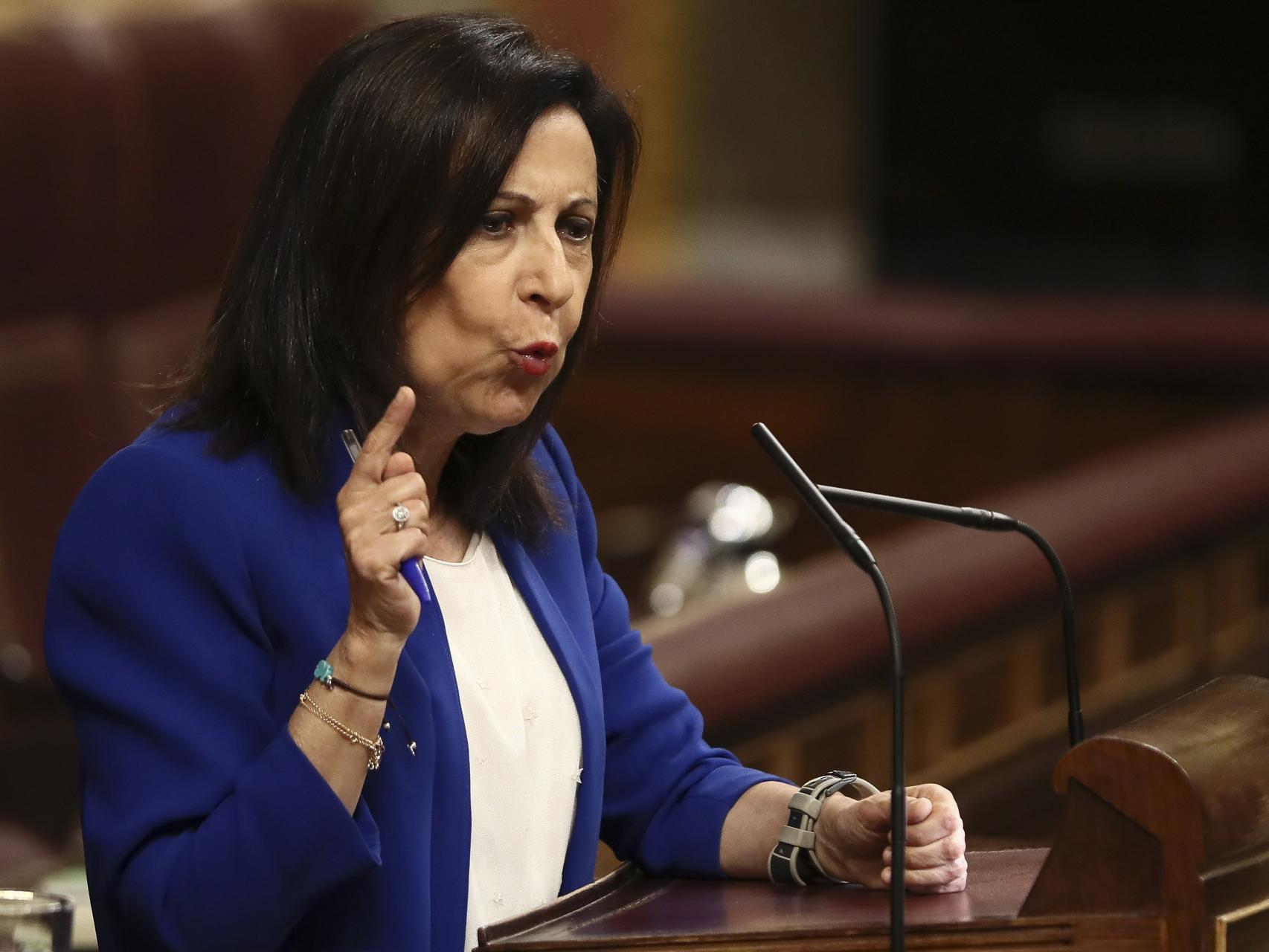 Margarita Robles, este miércoles en el Congreso.