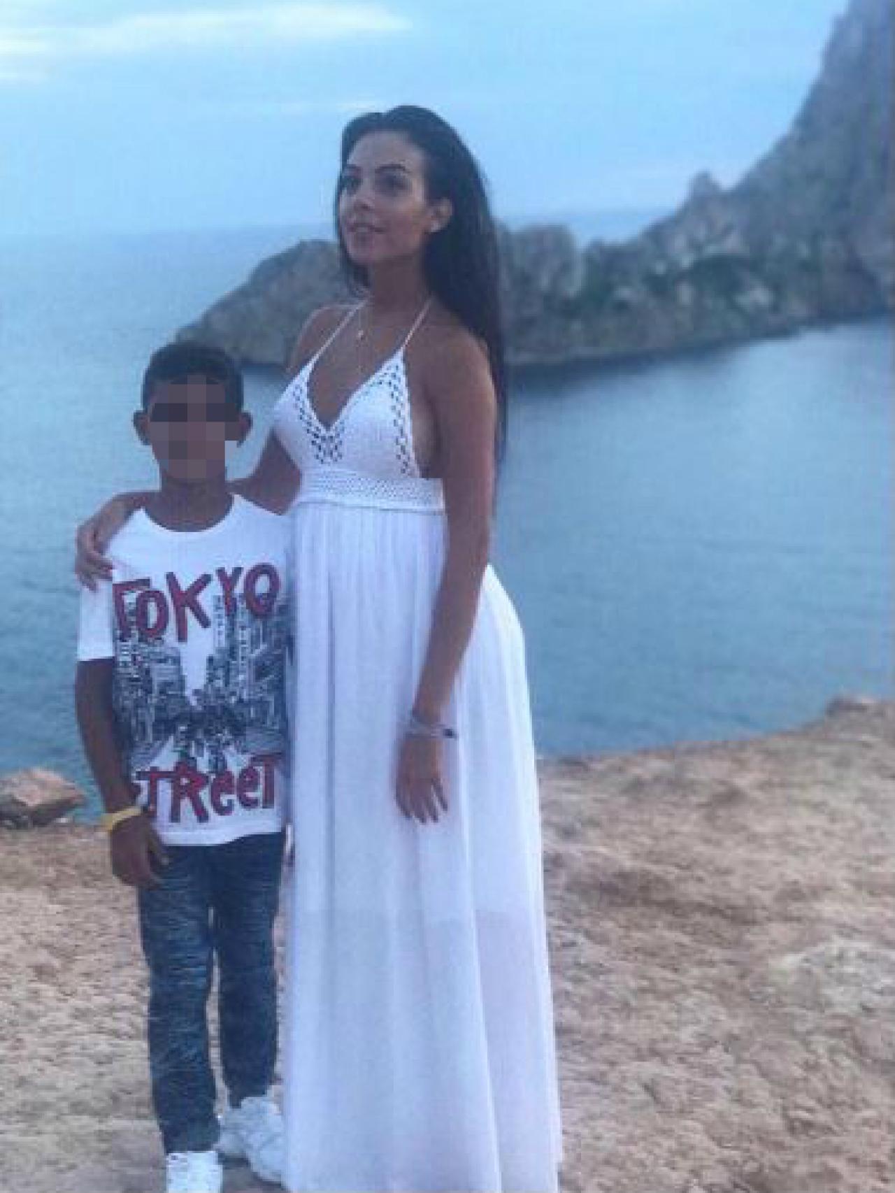 La última imagen compartida por la top: junto a Cristiano Jr.