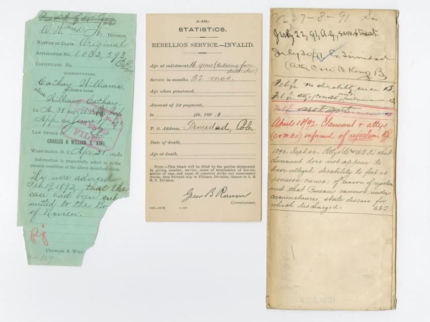 Documentos de su petición de pensión