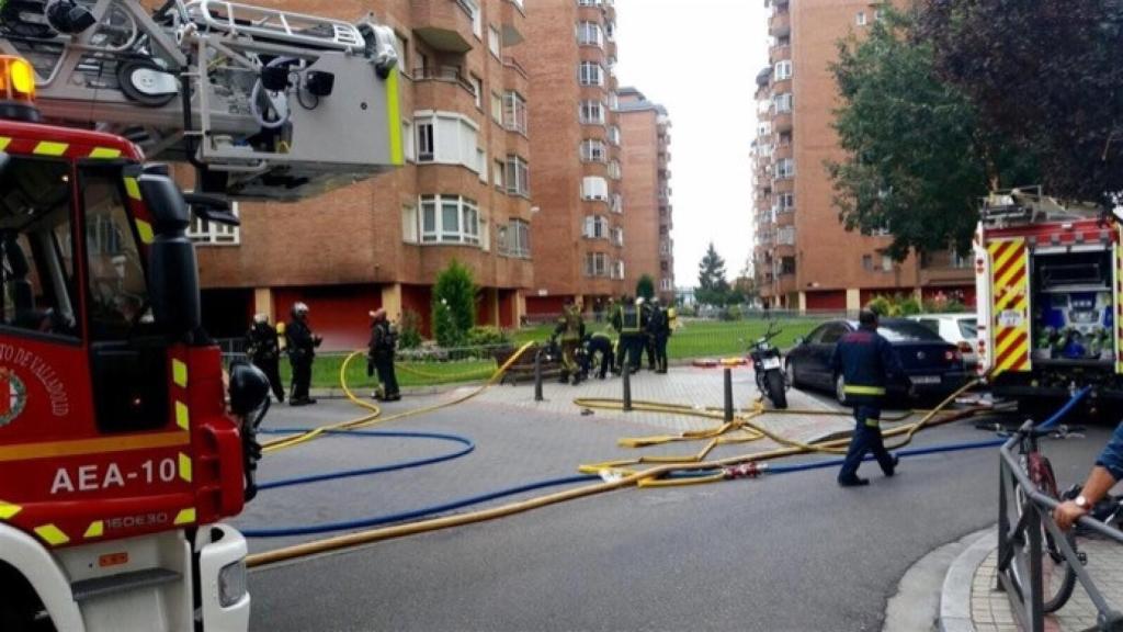 incendio garaje valladolid 1