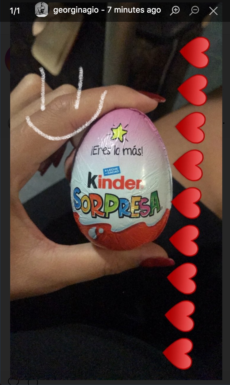 Georgina manda un mensaje a Cristiano en Instagram