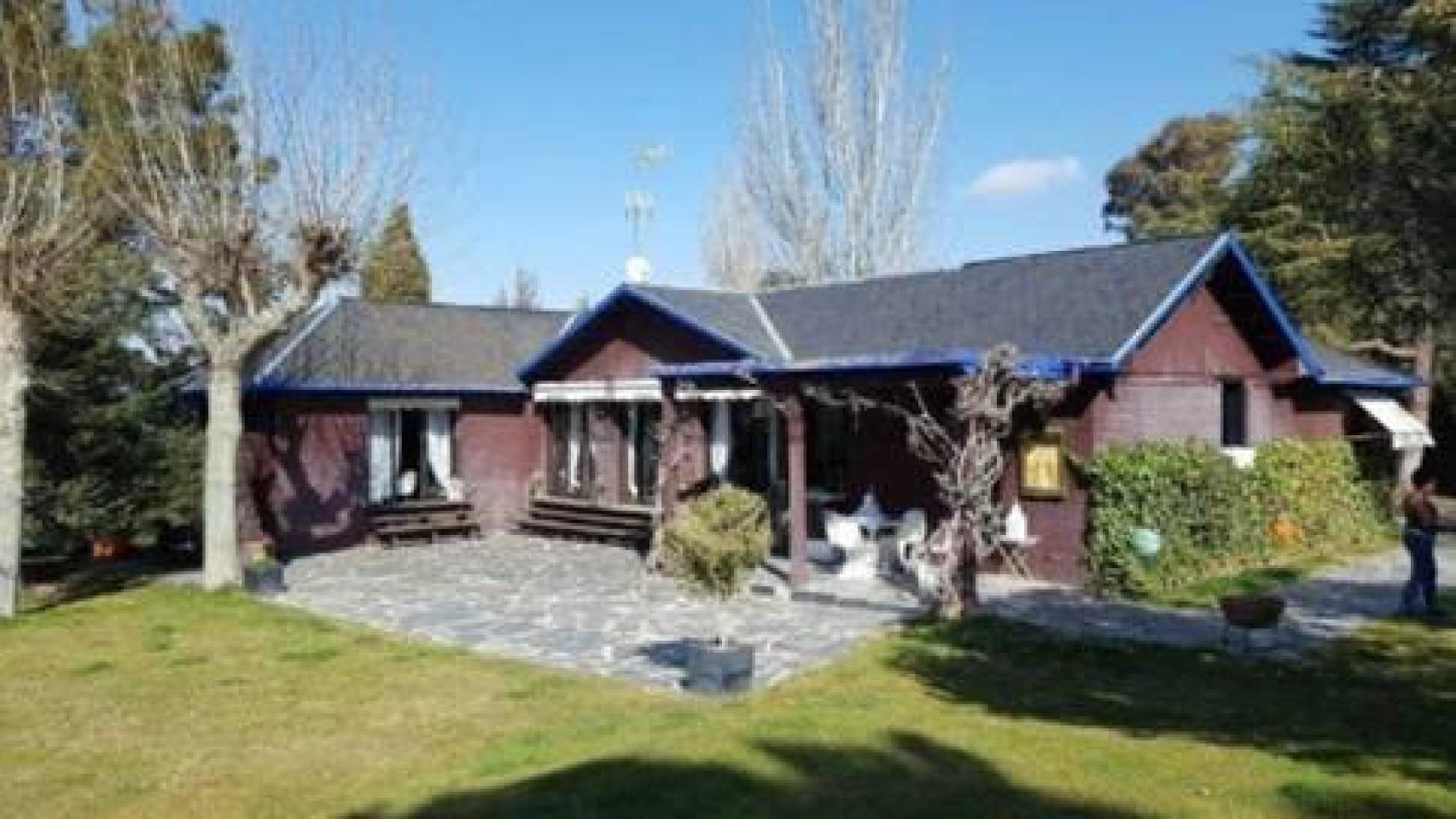 Fachada del chalet de Bibiana Fernández.