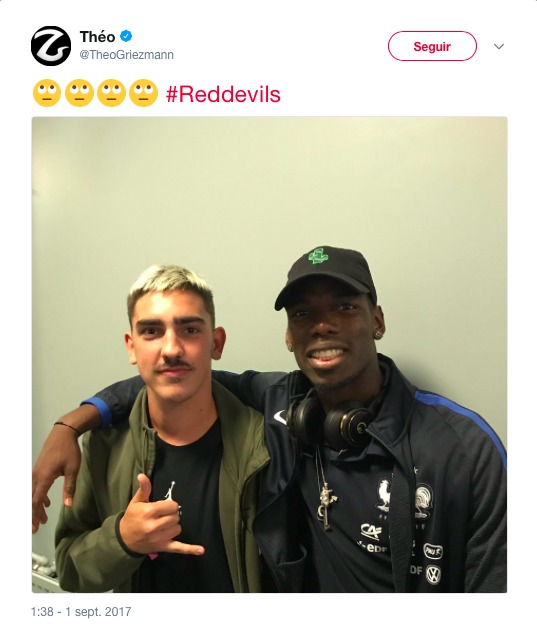 ¿Adiós en enero? Théo Griezmann sigue con la campaña para que su hermano fiche por el United