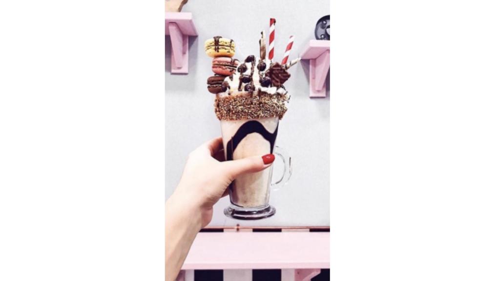 Los crazy shakes se han convertido en la merienda más fotografiable de Madrid. | Foto: Instagram @malvys_shake.