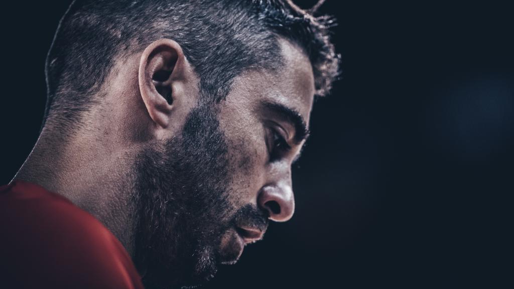 Juan Carlos Navarro antes del partido contra la República Checa.