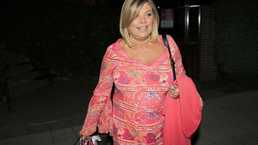 Terelu Campos durante su 52 cumpleaños.