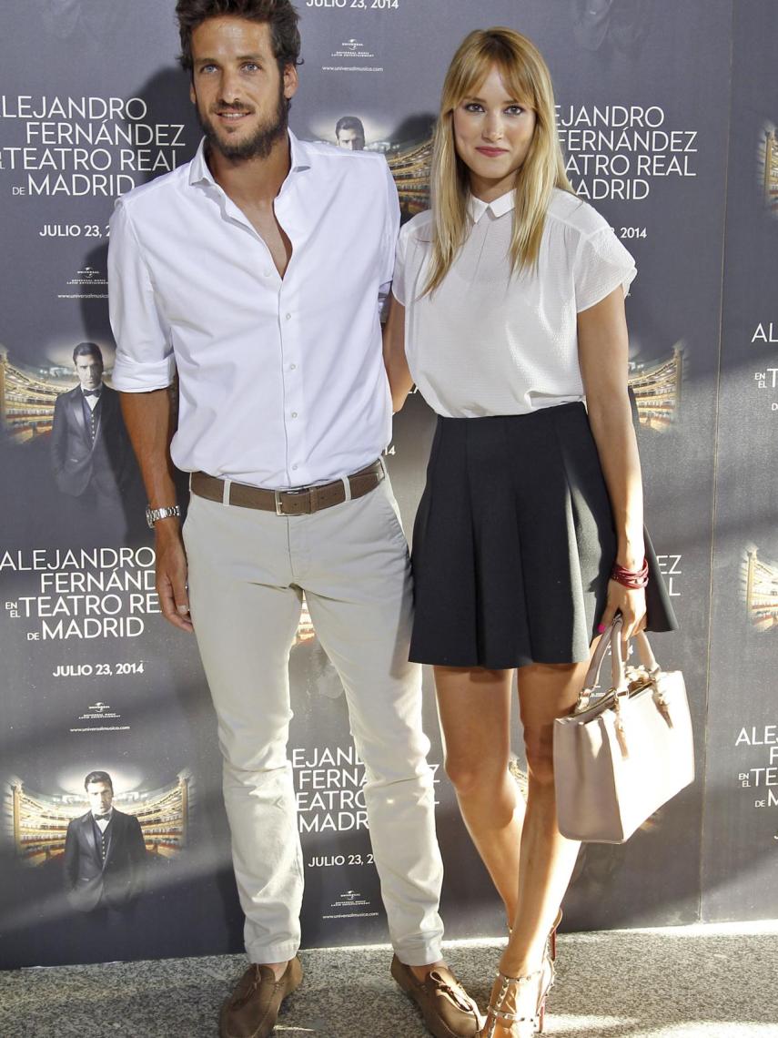 El tenista y la modelo cuando estaban casados.