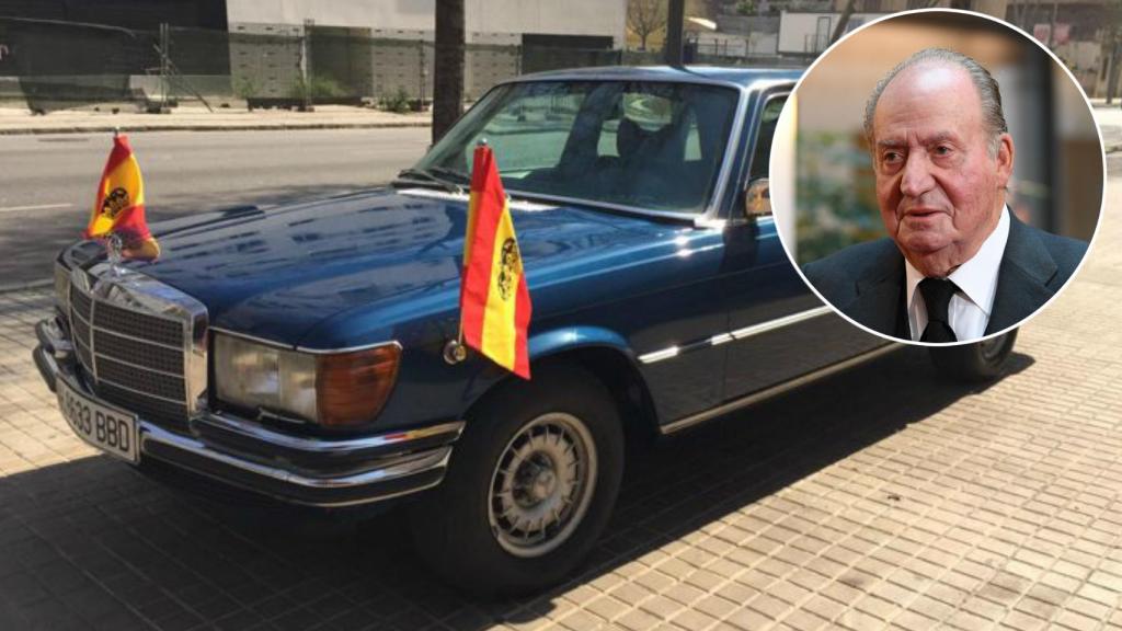 El Mercedes Benz 450 SEL blindado que perteneció al rey Juan Carlos.